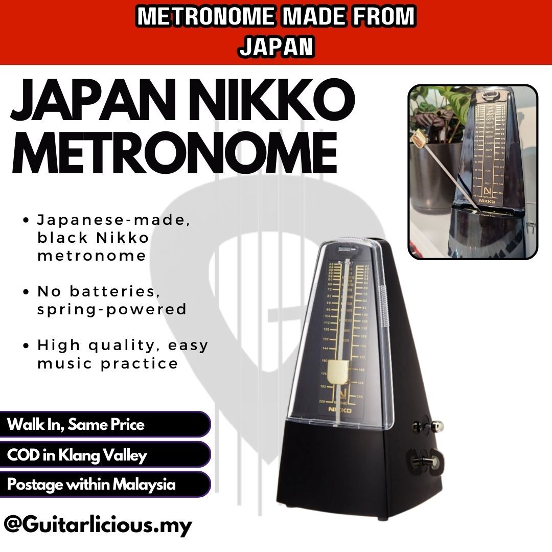 Japan Nikko Metronome Black