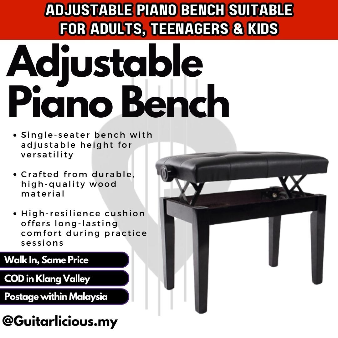 Adjustable Piano Bench, PAB2