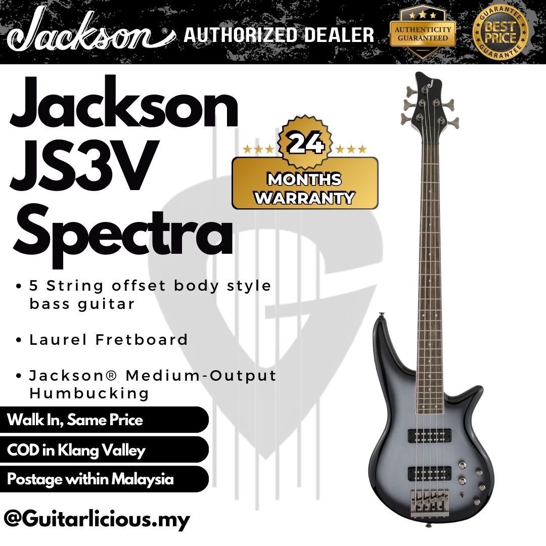 JS3V 5-String, Silverburst - A