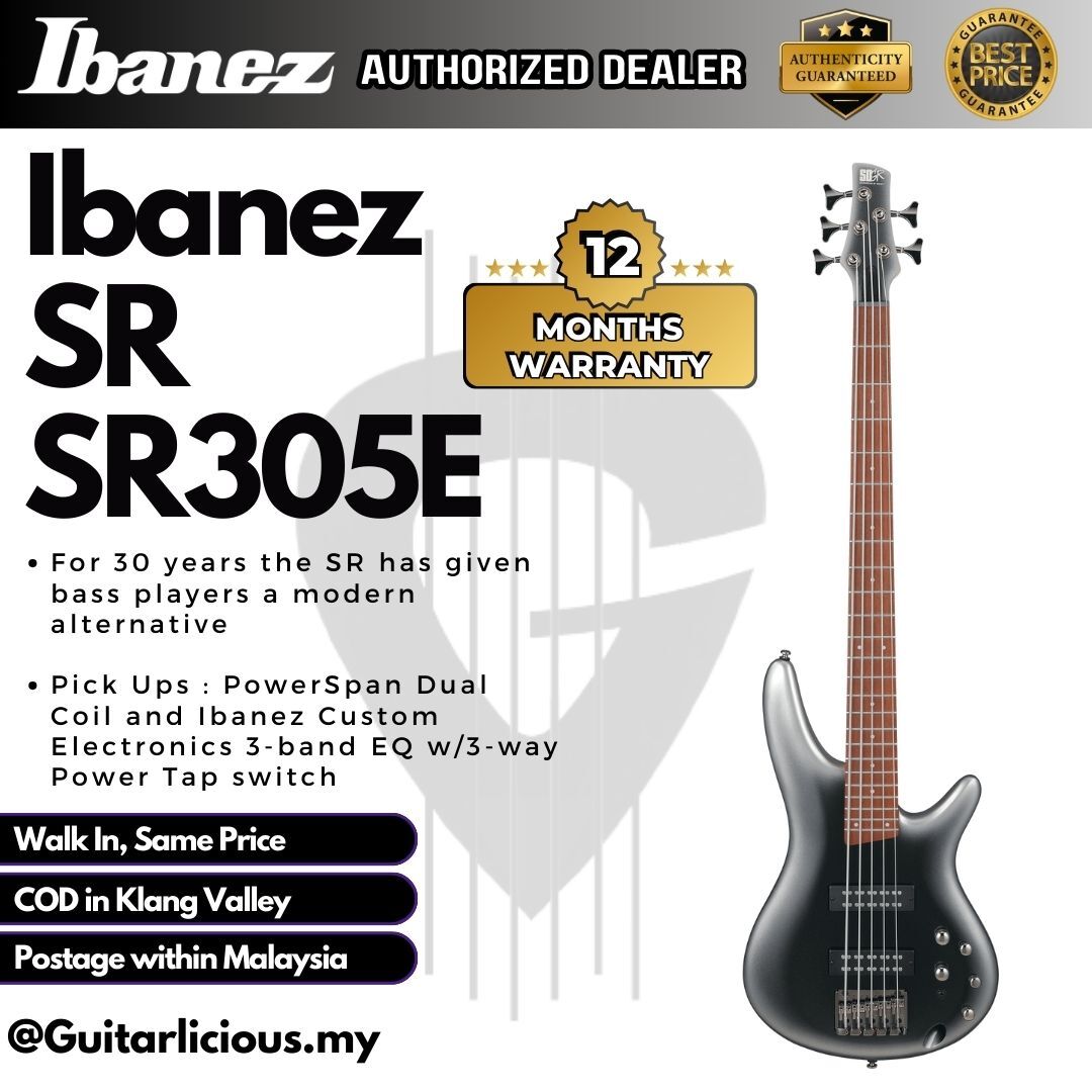 5 Strings Bass Guitar GUITARLICIOUS.MY