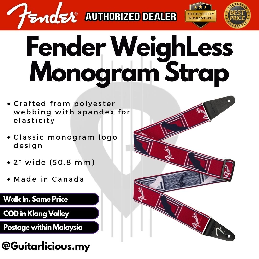 Fender Monogram - Red