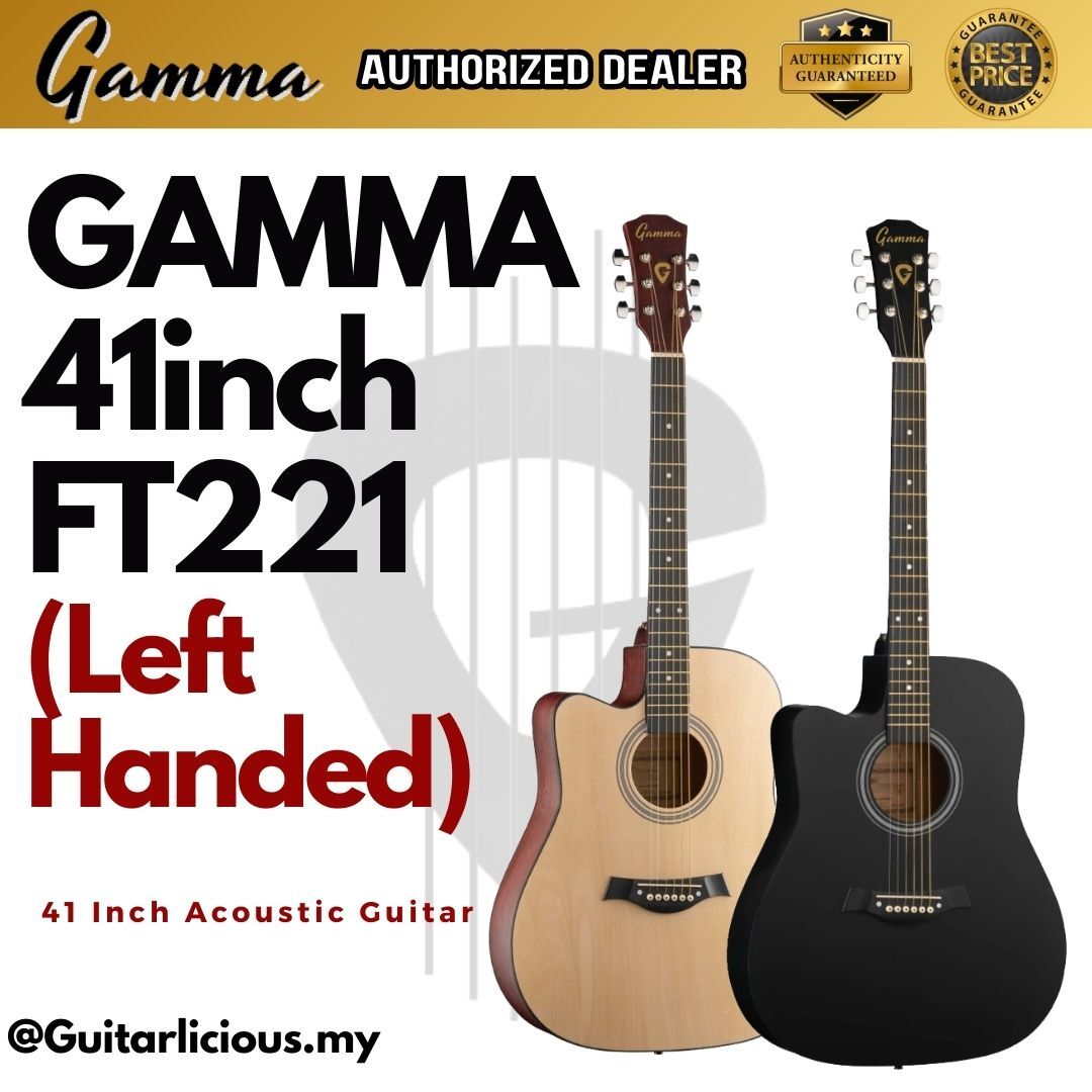 GAMMA Series 40inch Slimbody Acoustic Guitar with 4 band EQ ( GM40S-EQ /  GM40SEQ)