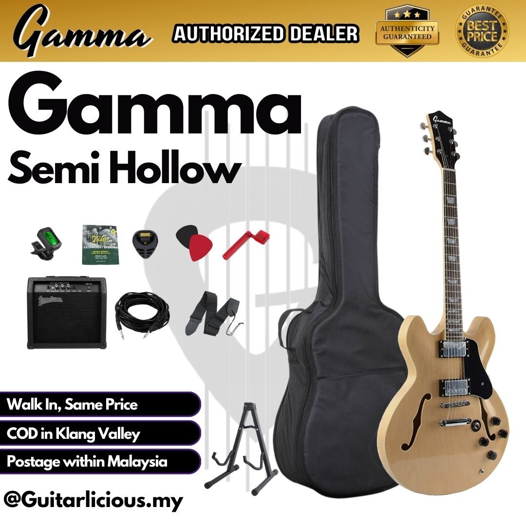 Gamma Semi Hollow _ Natural - E (2)