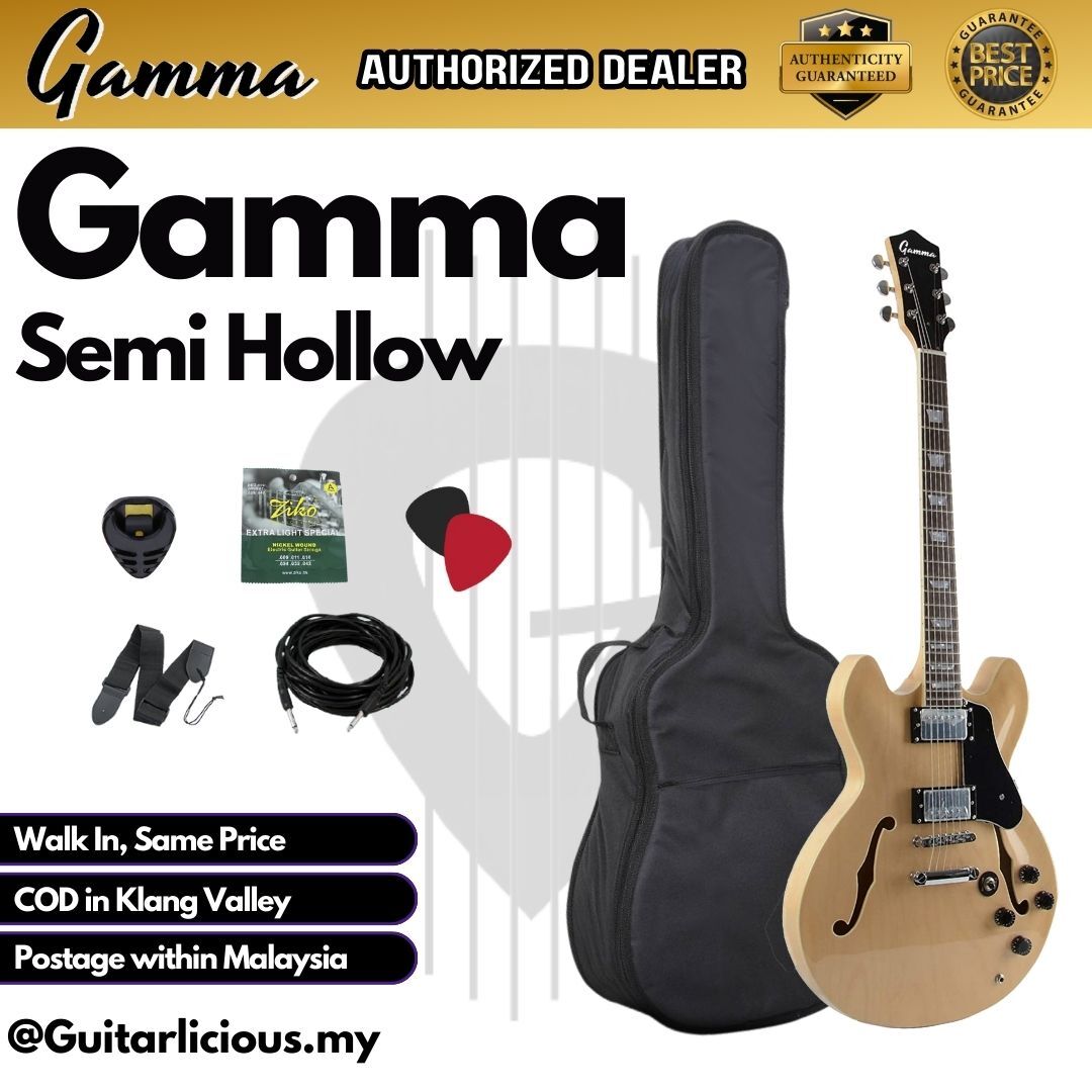 Gamma Semi Hollow _ Natural - C (2)