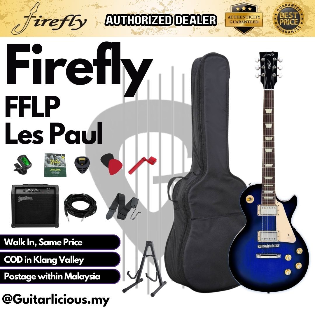 Firefly LP, Blue Sunburst_White - Package E (2)