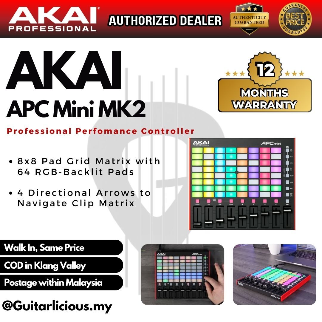 Akai APC Mini MK2 - Red (2)