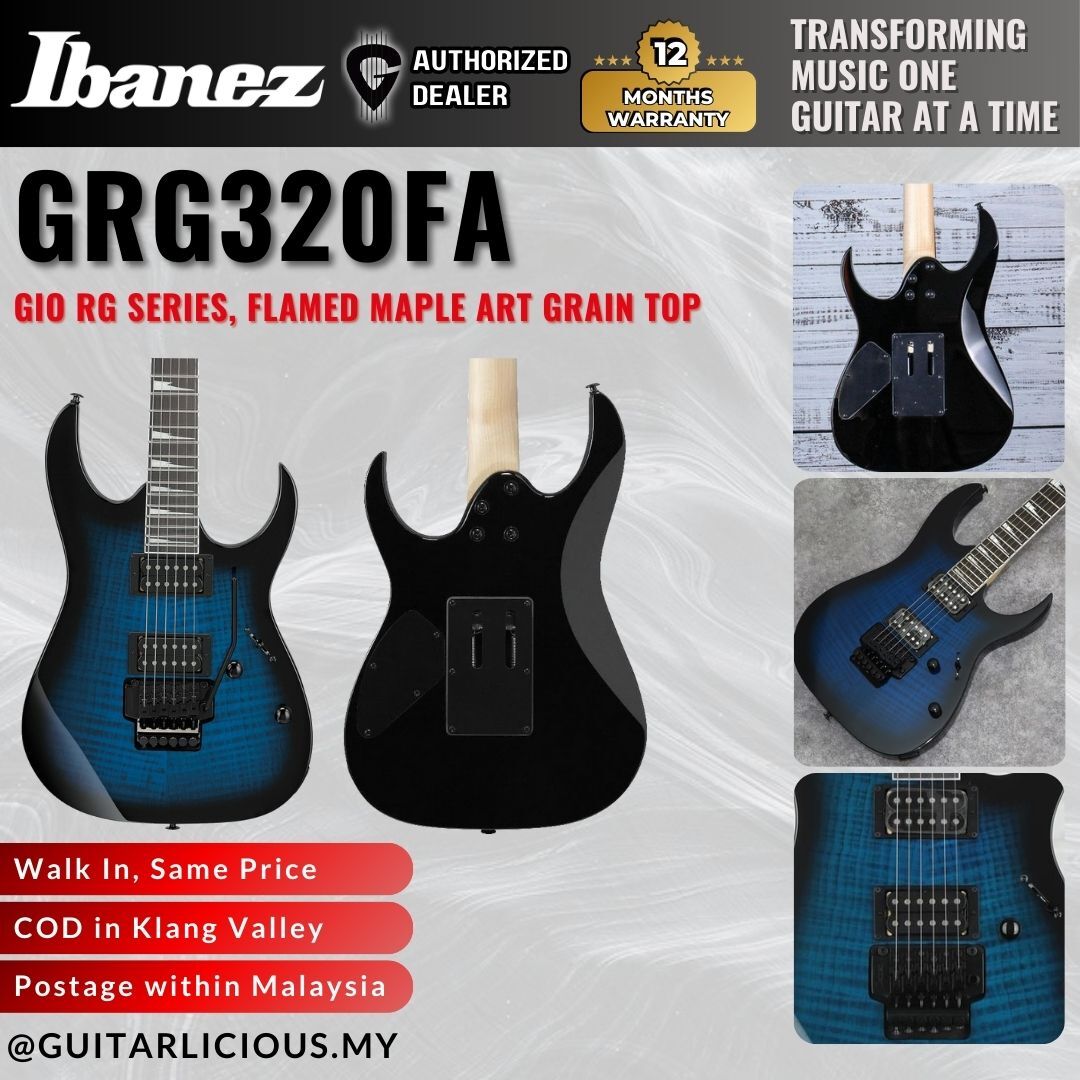 GRG320FA, Transparent Blue Sunburst - A