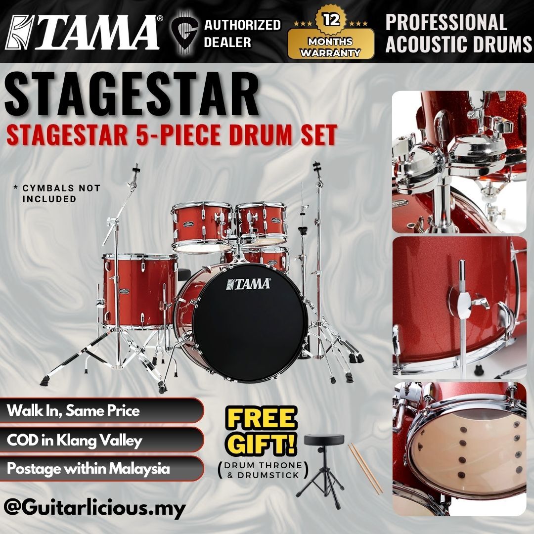 Tama Stagestar - Candy Red Sparkle - A (2)