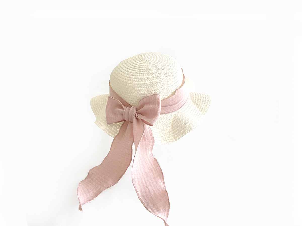 Kids Brook Hat - Vanilla straw - blush + olive-1.jpeg