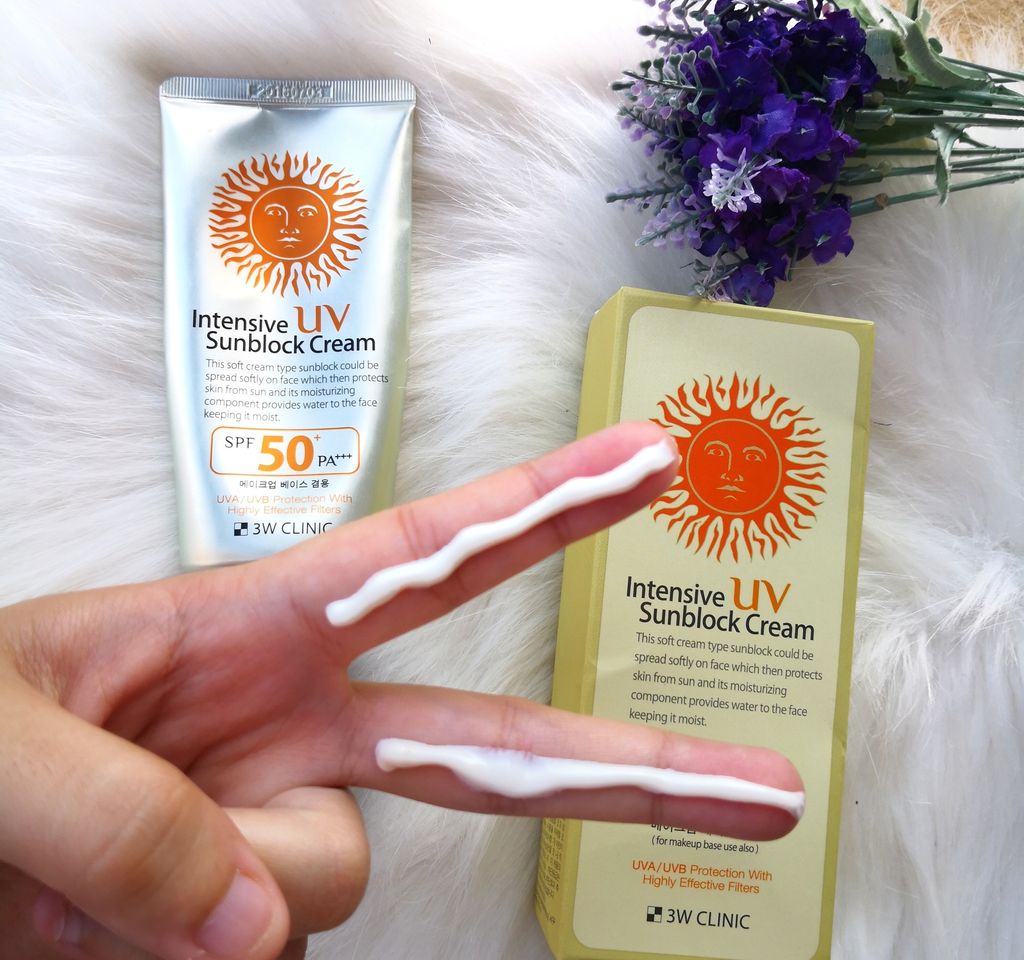 3w Clinic Intensive Uv Sunblock Cream 70ml Spf50 Pa 70ml Skj Market