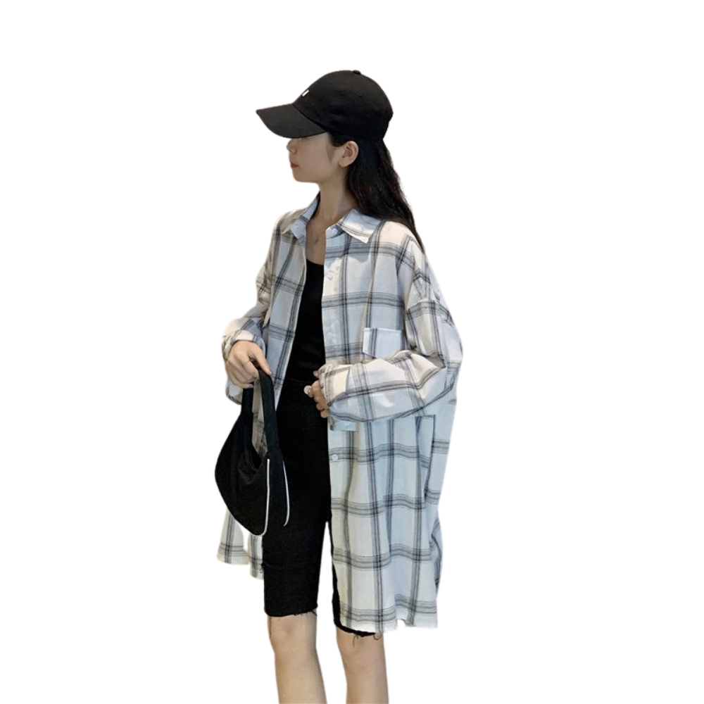 復古格子長版襯衫 (1).png