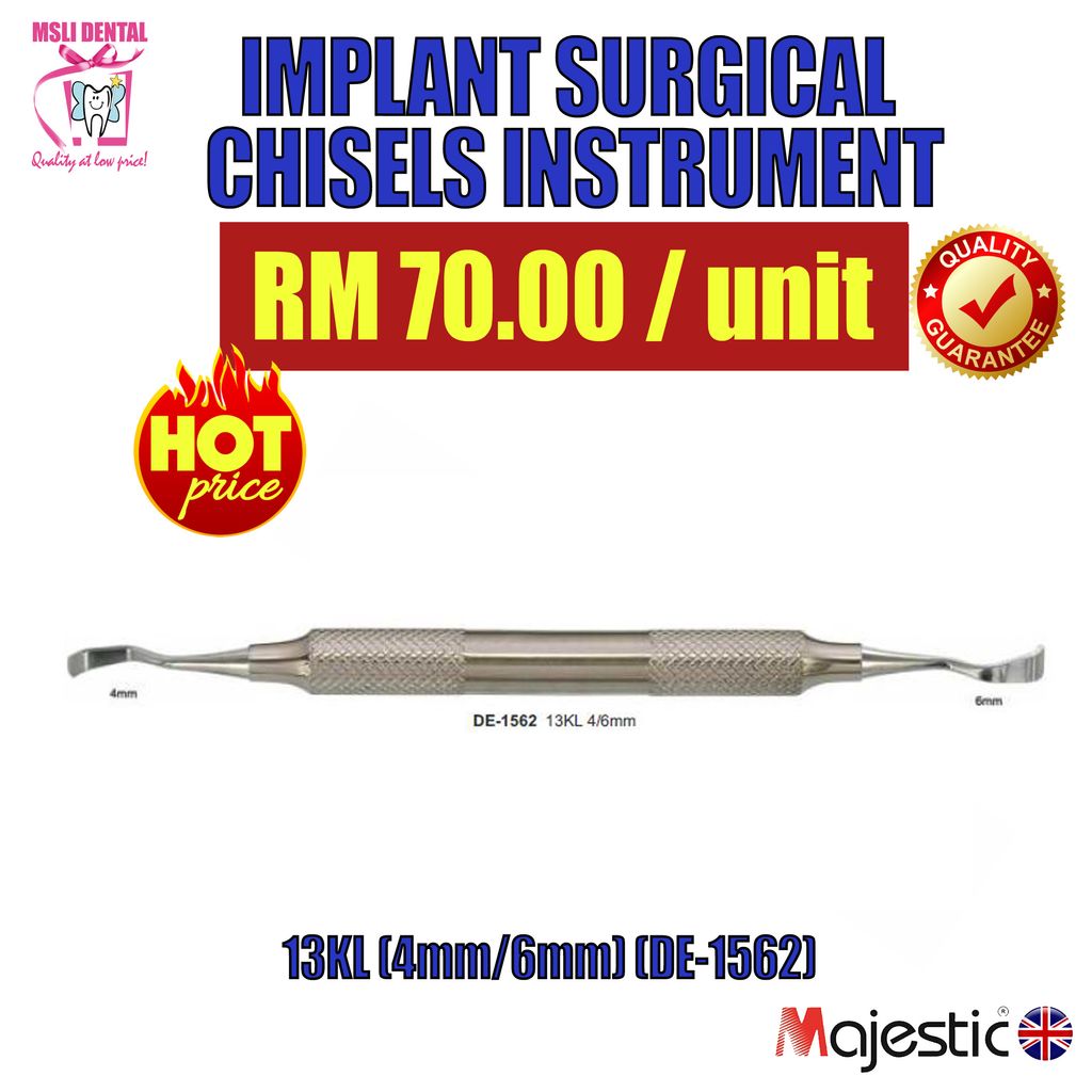 MAJESTIC Implant Surgical Chisels Instrument (DE1562) 🟢 MSLI