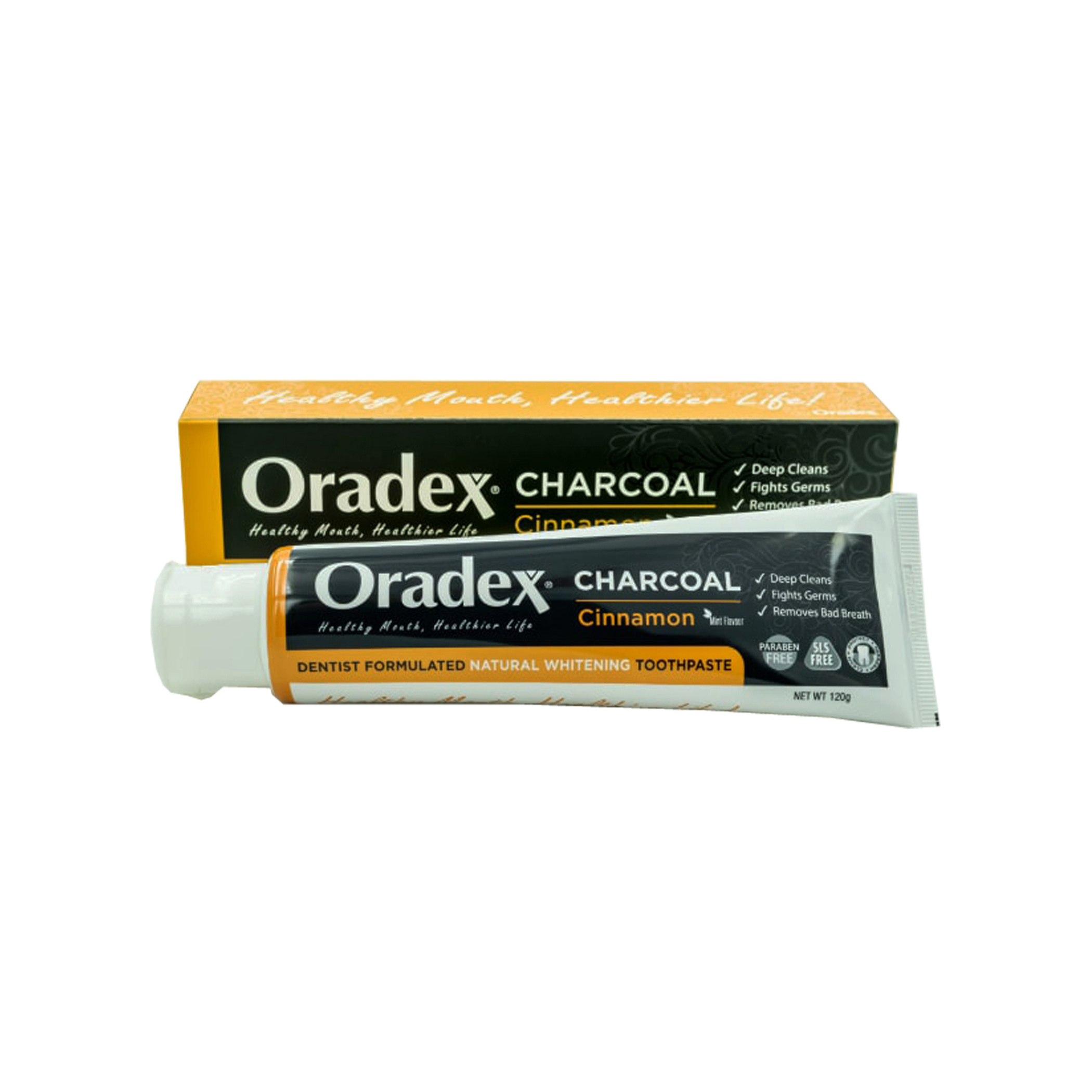 oradex charcoal toothpaste