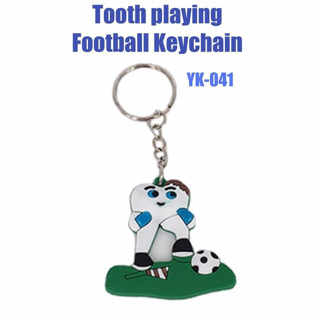 tooth playing football keychain (YK-041).png
