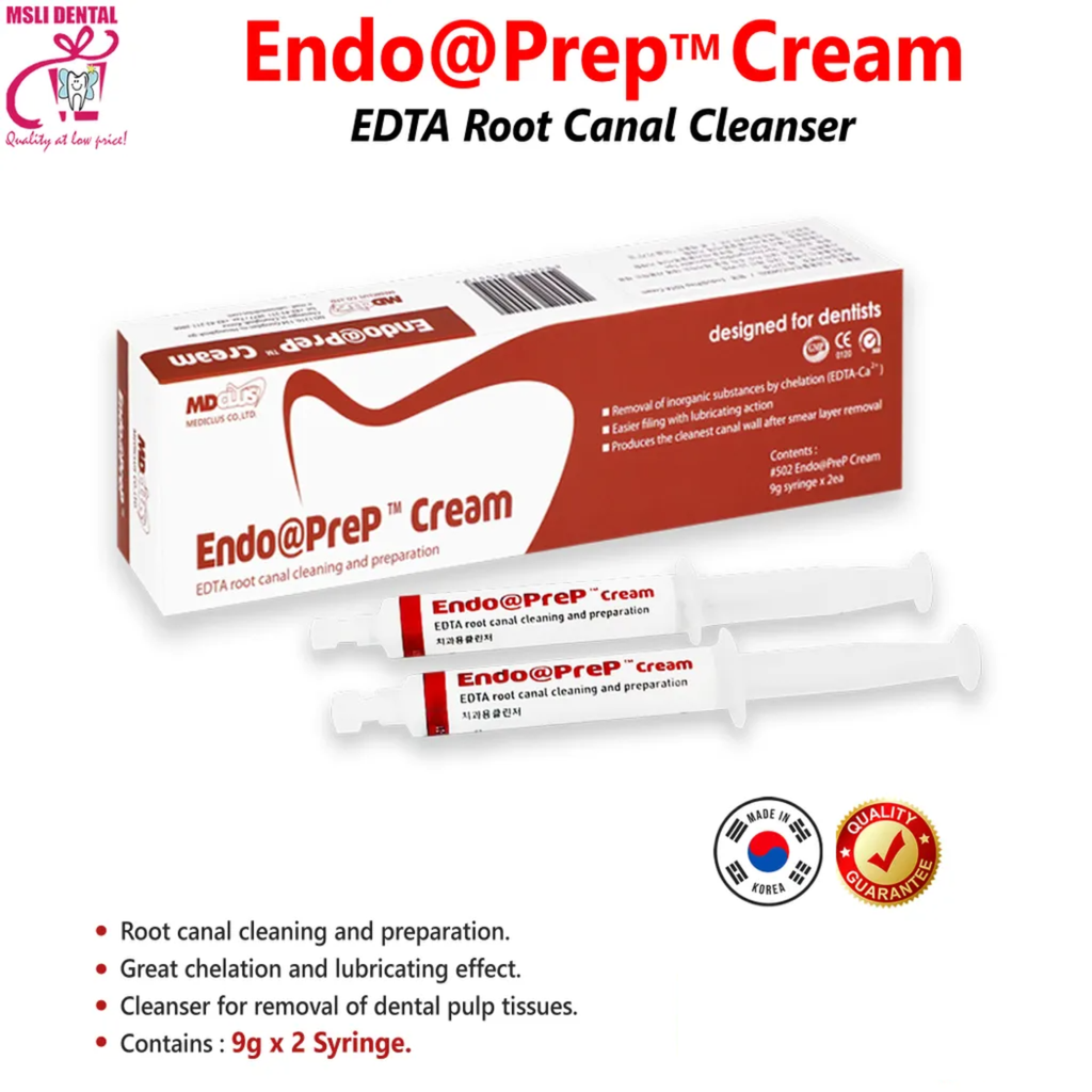 MEDICLUS - ENDO@PREP CREAM EDTA Root Canal Cleaning & Preparation 2.0