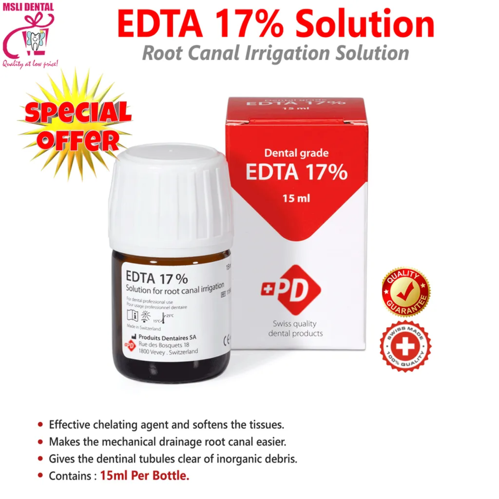 PD EDTA 17% SOLUTION - Root Canal Irrigation Solution 2.0