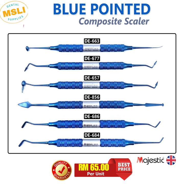 blue pointed