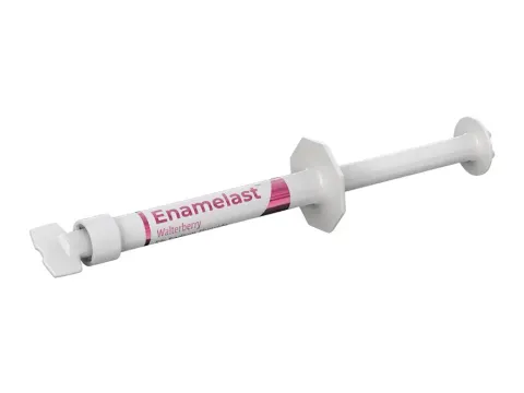 Enamelast_Fluoride_Varnish_Single-Syringe_Walterberry_Left_3D_capped_PREVENT-HYGIENE