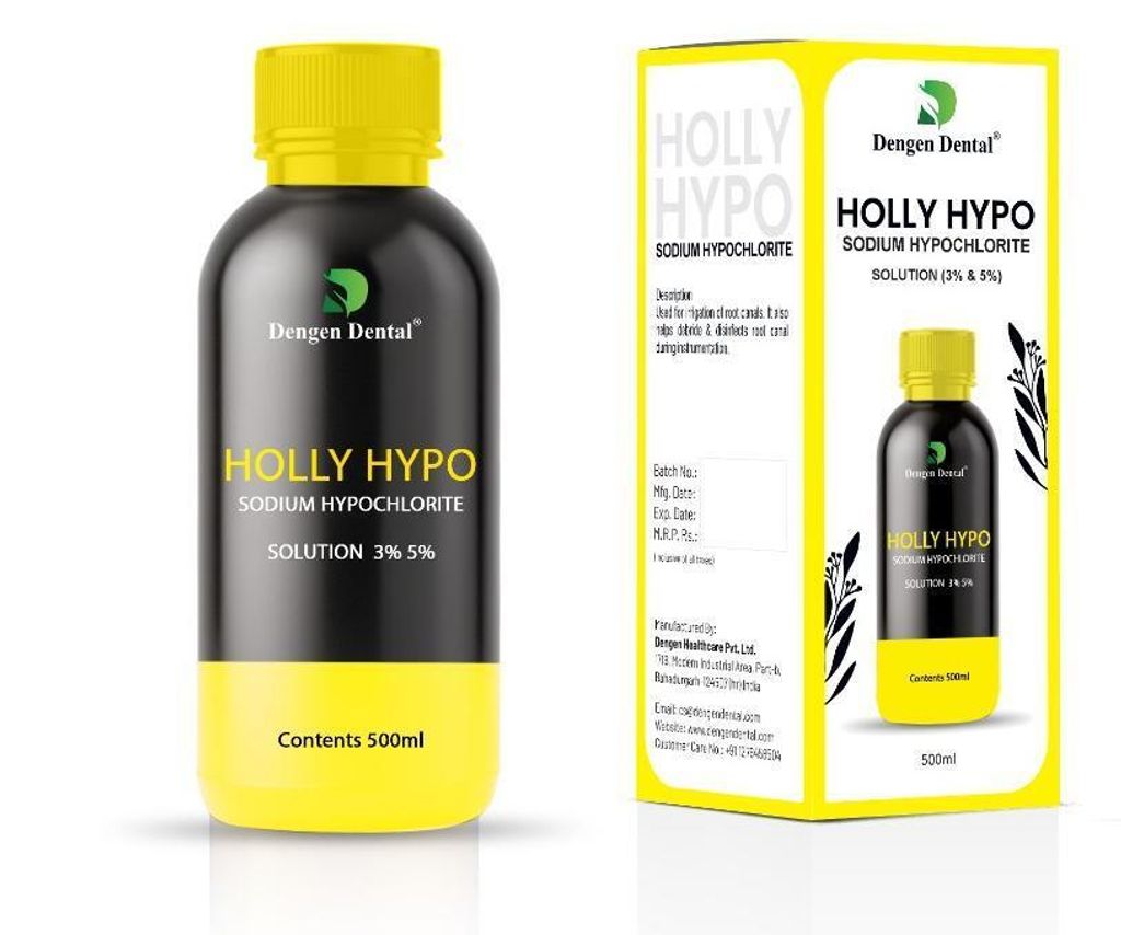 Holly Hypo Sodium Hypochlorite Solution Dental