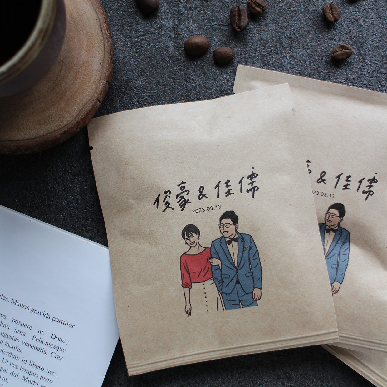 客製濾掛-婚禮小物-20230813