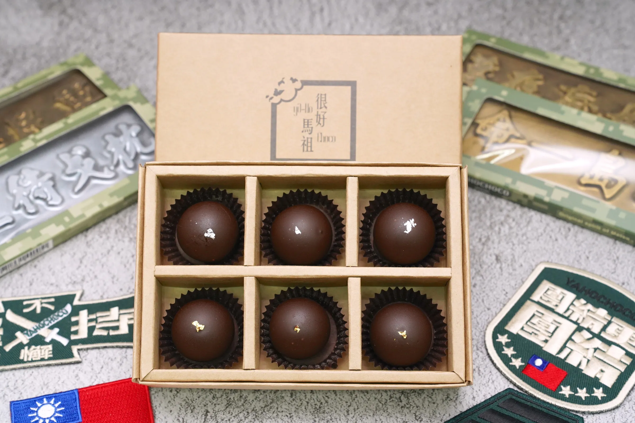 YAHOCHOCO 馬祖藏芯酒香巧克力《6顆》