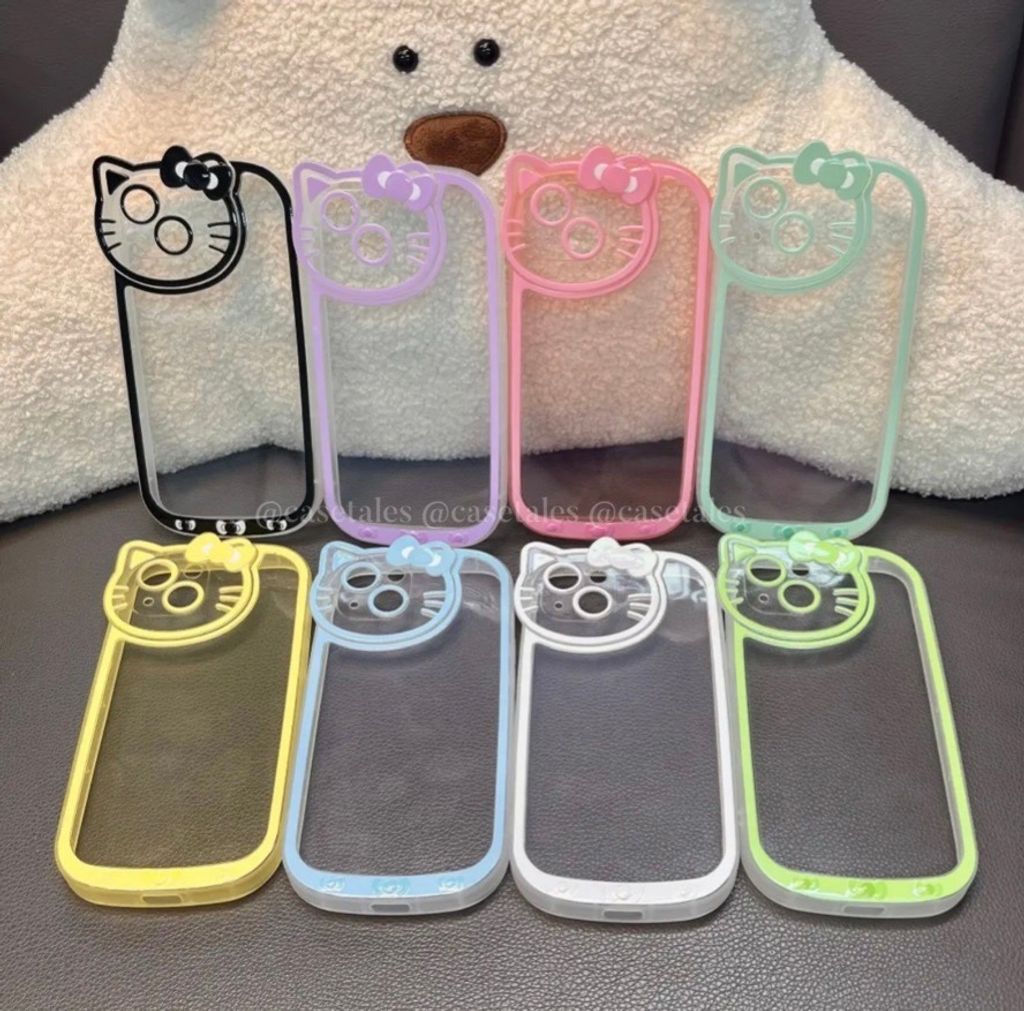 Hello Kitty Design Cute Pastel Colour Clear Case – Casetales