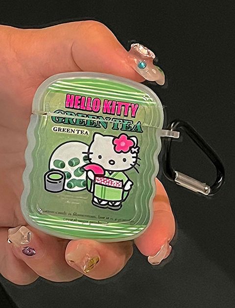 Hello Kitty Green Tea AirPods Case