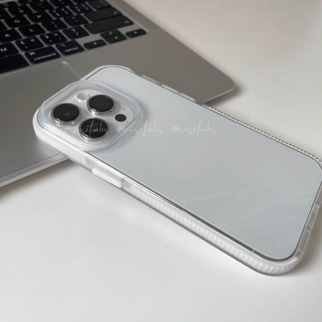 GUARDION Matte Side Bumper Clear Case Casetales