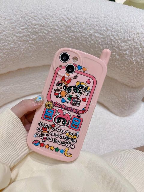 Cute Retro Cartoon Powerpuff Girls PPG Keyboard Case – Casetales