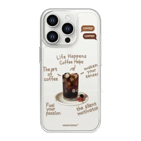 [LIMITED EDITION] Classy Elegant The Art Of Coffee Clear Case – Casetales
