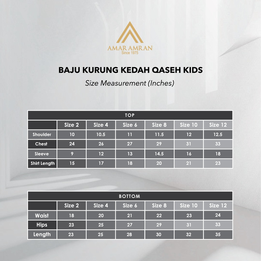 Baju Kurung Kedah Qaseh Kids