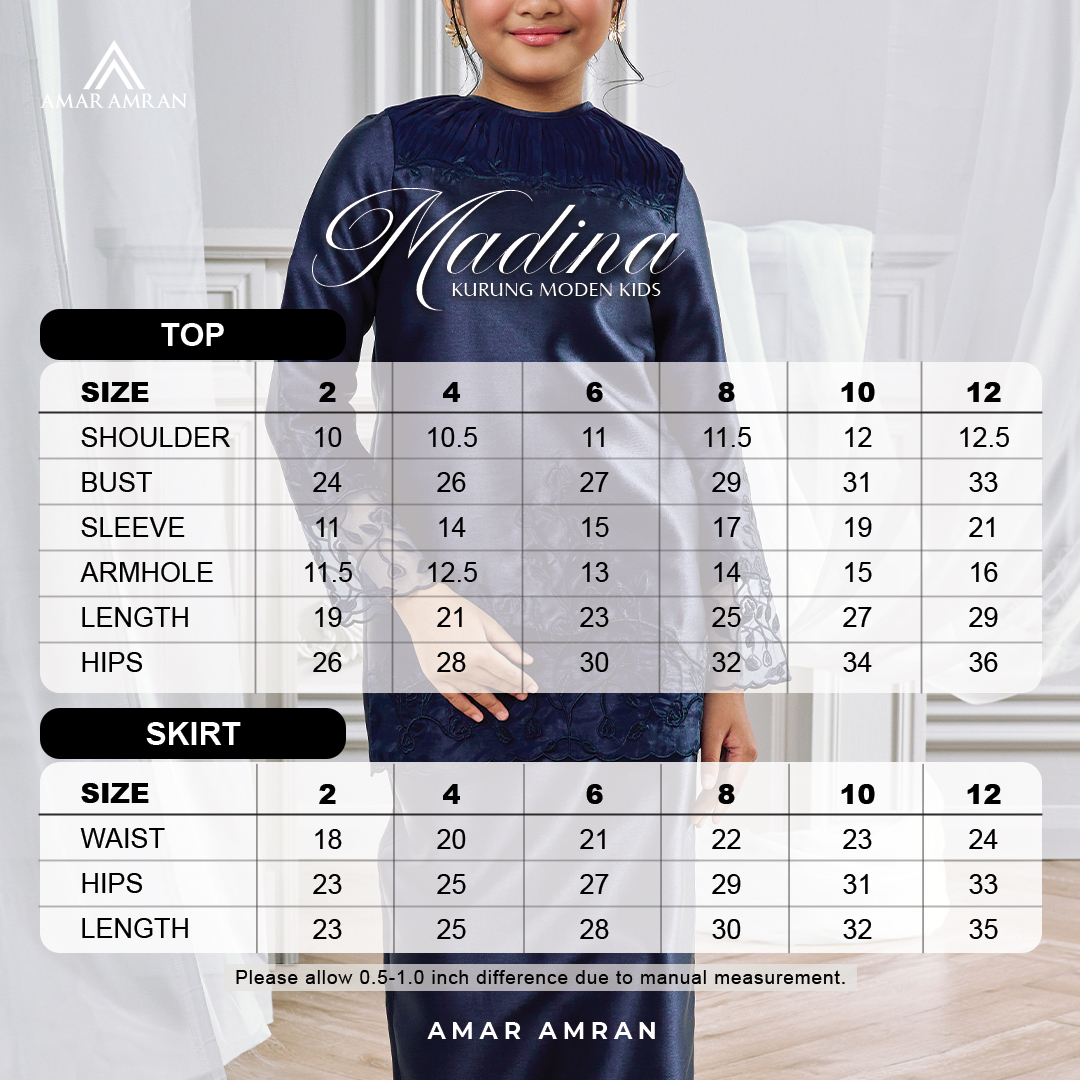 KURUNG MODEN MADINA KIDS