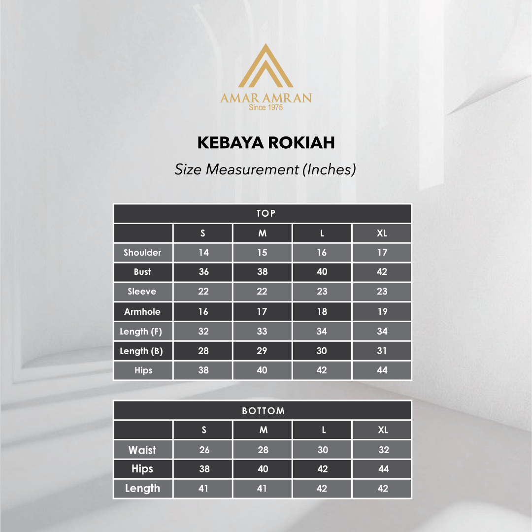 SIZE-CHART-kebaya XL