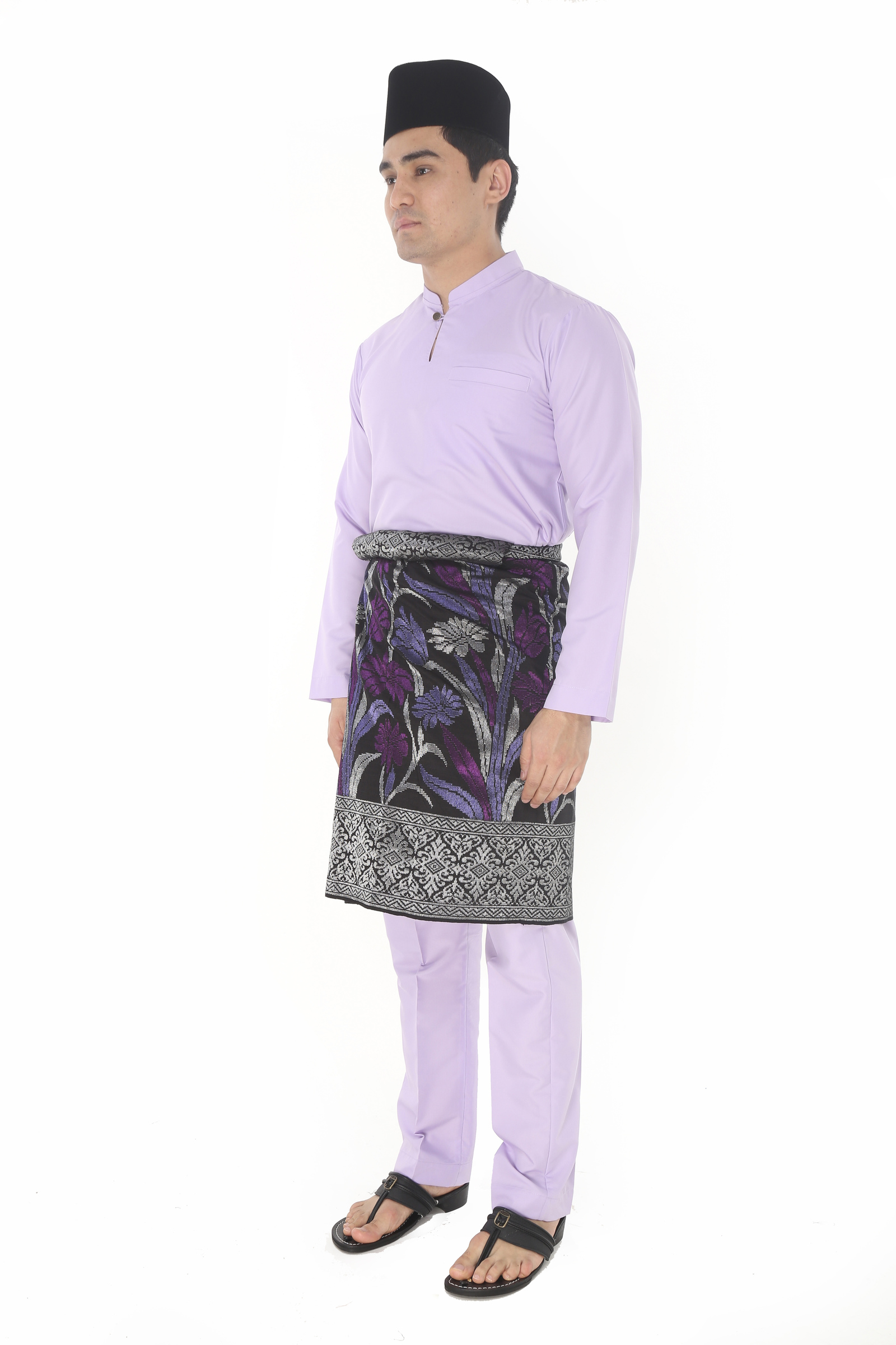 Baju Melayu Moden Gumbae (Lavender Purple - AA1137BM ...