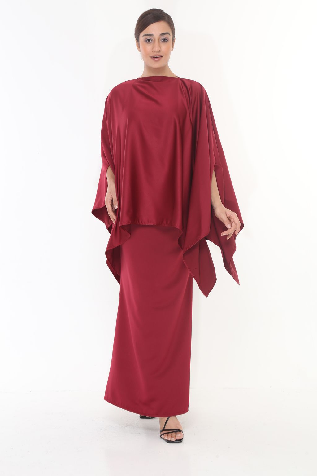 Kurung Kaftan Kaulawa Maroon Aa4365bk Amar Amran