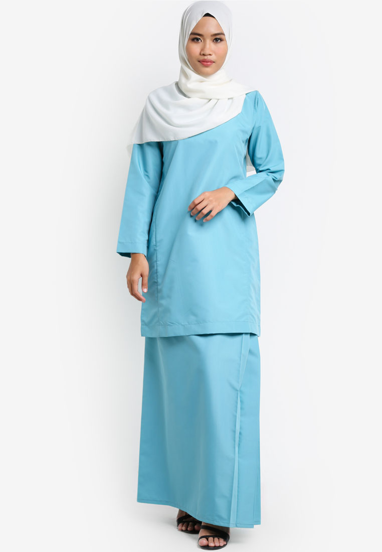  Baju  Kurung  Qasidah Baby  Blue  AA4071BK AMAR AMRAN 