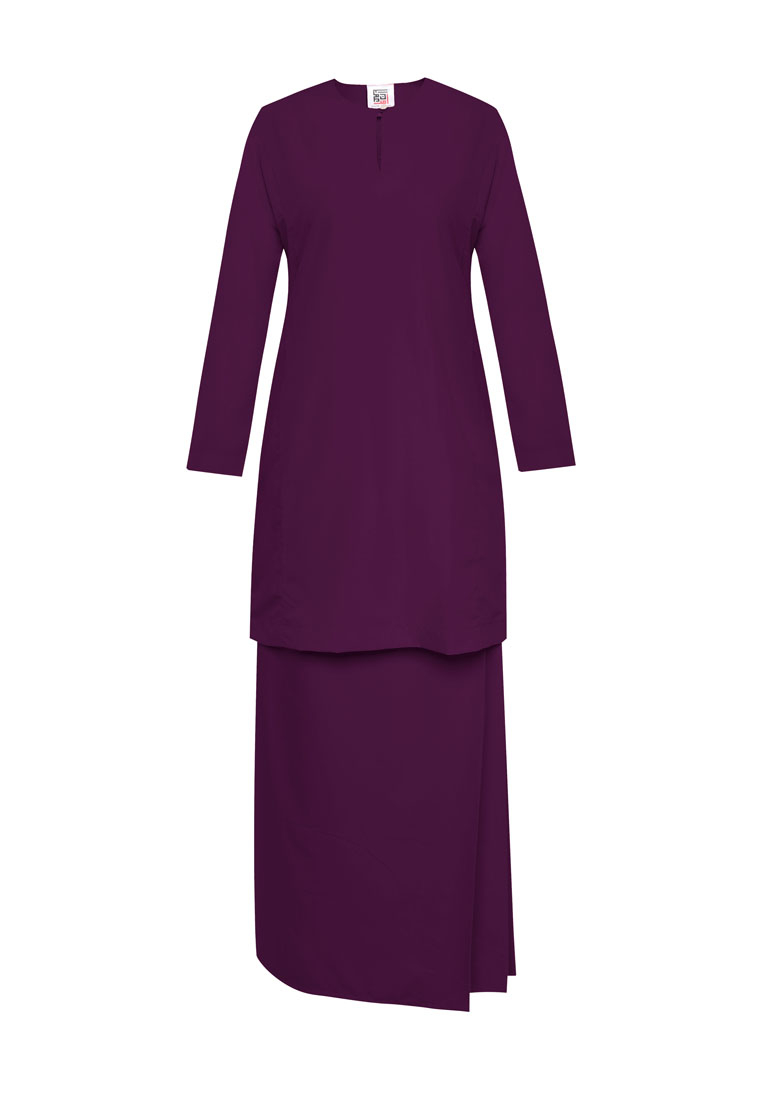 Baju Kurung Qasidah Mangosteen AA4073BK AMAR AMRAN Baju Kurung Qasidah Mangosteen AA4073BK AMAR AMRAN