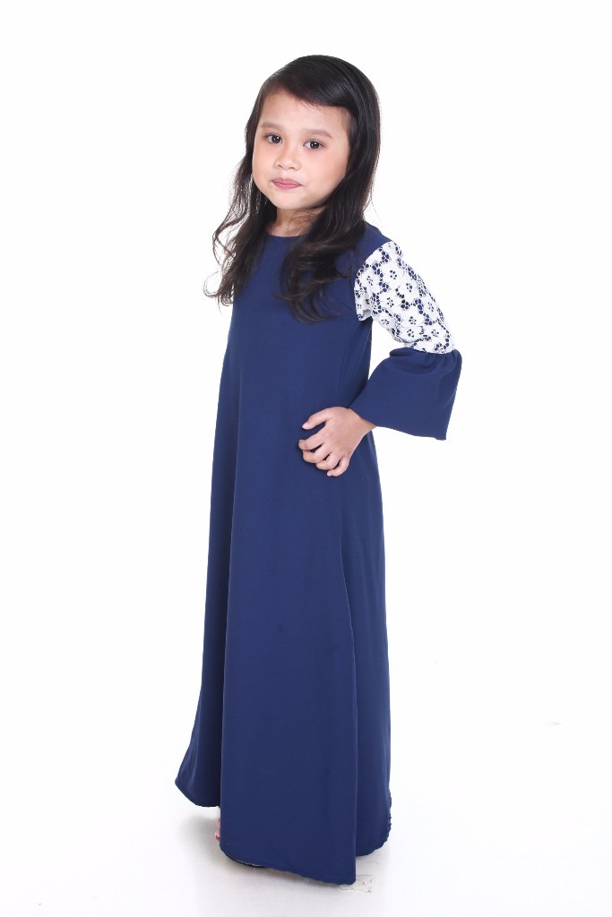 Jubah Zara For Kids (Navy Blue - AA7138JG) – AMAR AMRAN 