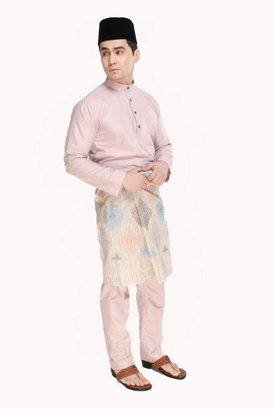  Baju  Melayu  Moden  Cekak Musang Rose  Gold  AA1101BM 