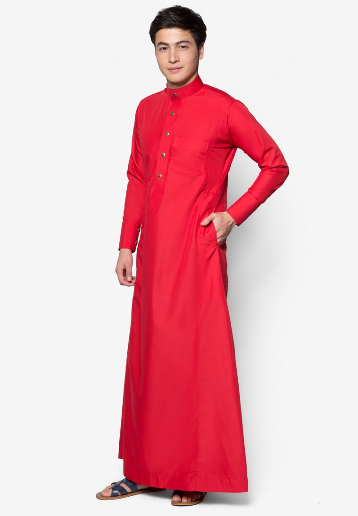 jubah slim fit