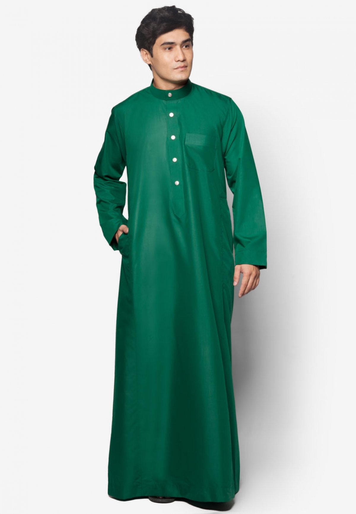 jubah emerald green