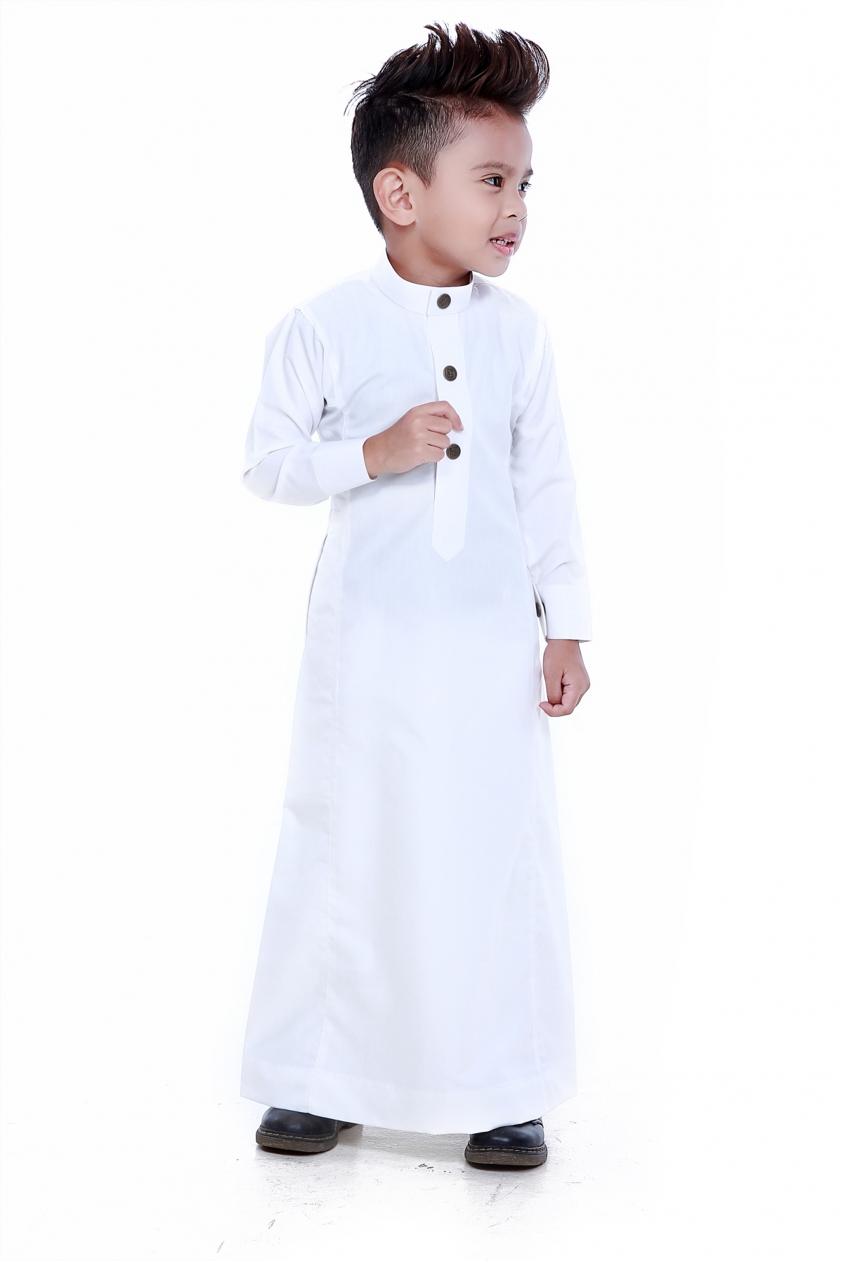 Jubah Aulad For Kids (White - AA7066JB) – AMAR AMRAN BOUTIQUE