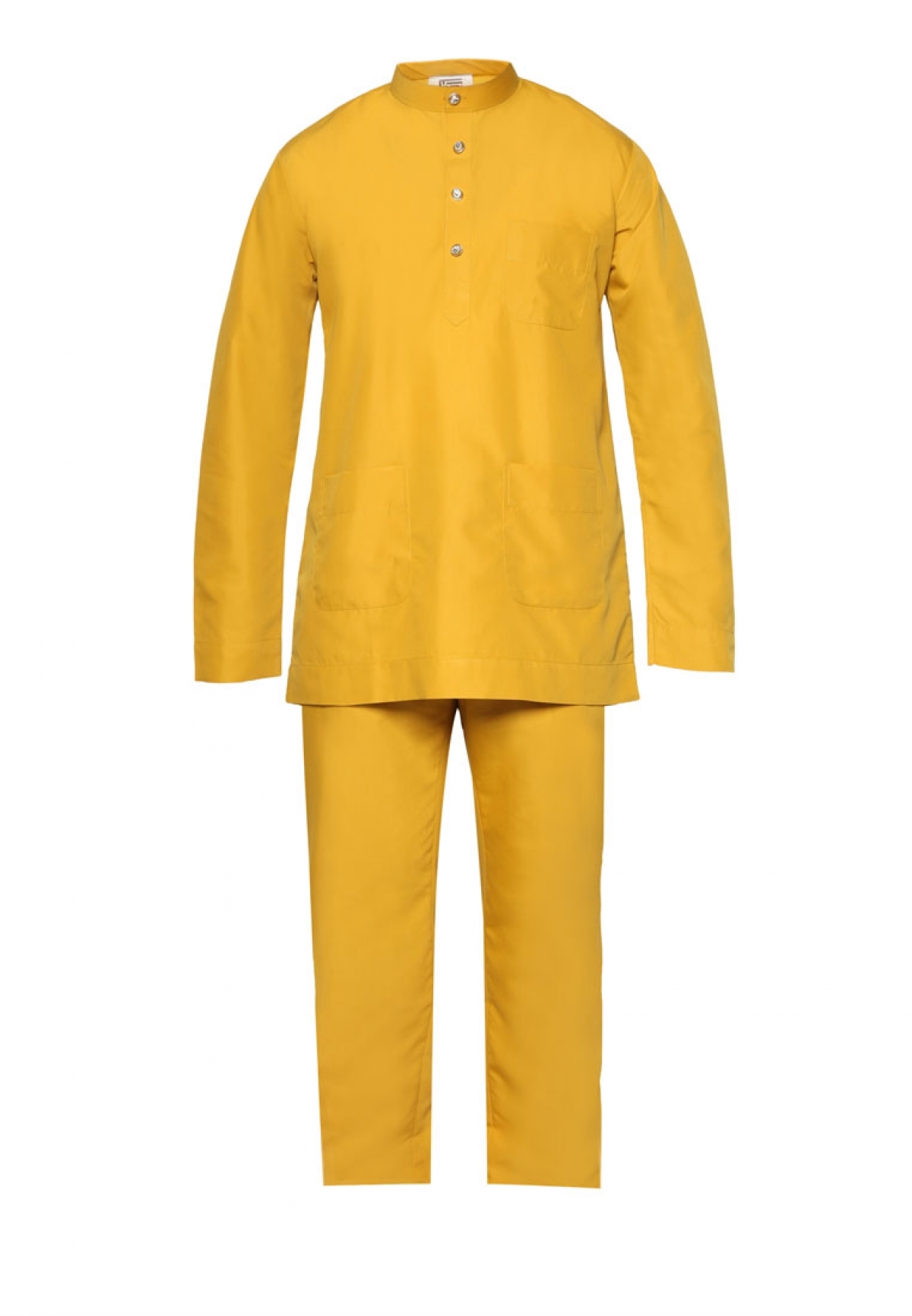  Baju  Melayu  Moden  Amar  Amran  Italian Cotton Mustard 