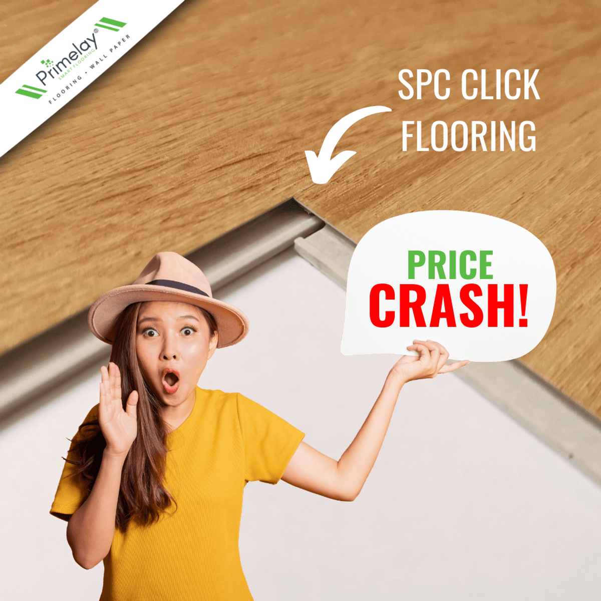 SPC Flooring Price Crash! SPC CLIQ @RM3.99/sqft