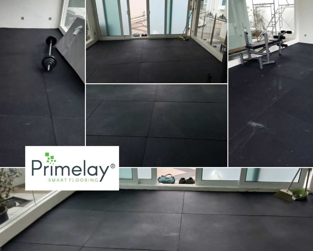 15mm gym mat installation – Hartamas Heights, Kuala Lumpur