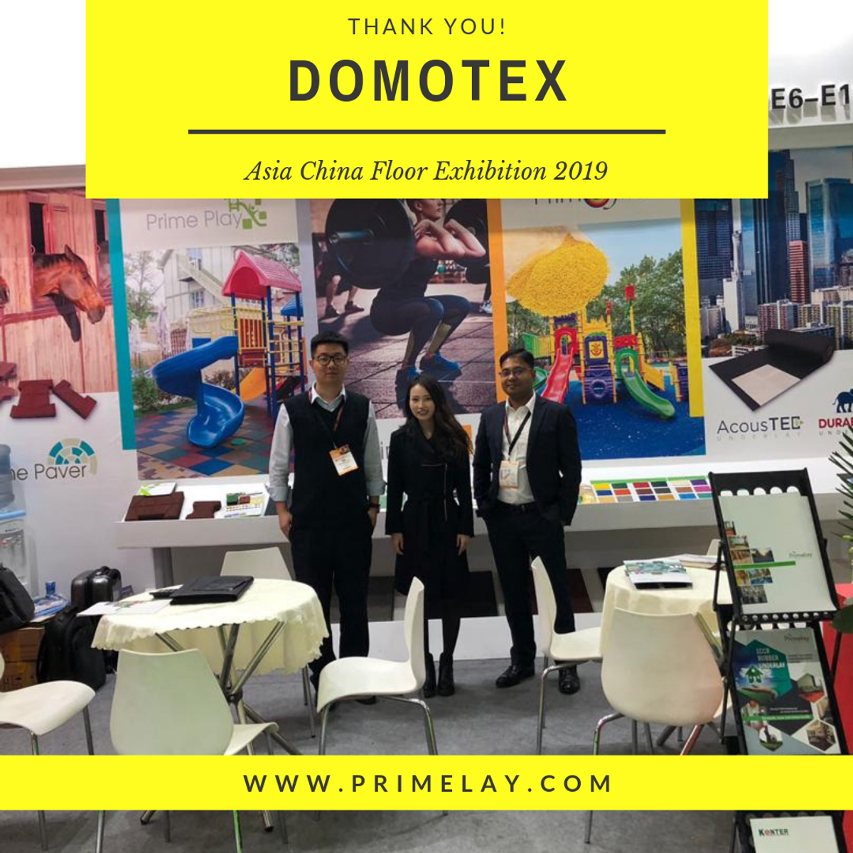Excellent Response from DOMOTEX Asia 2019 | Primelay Exhibit