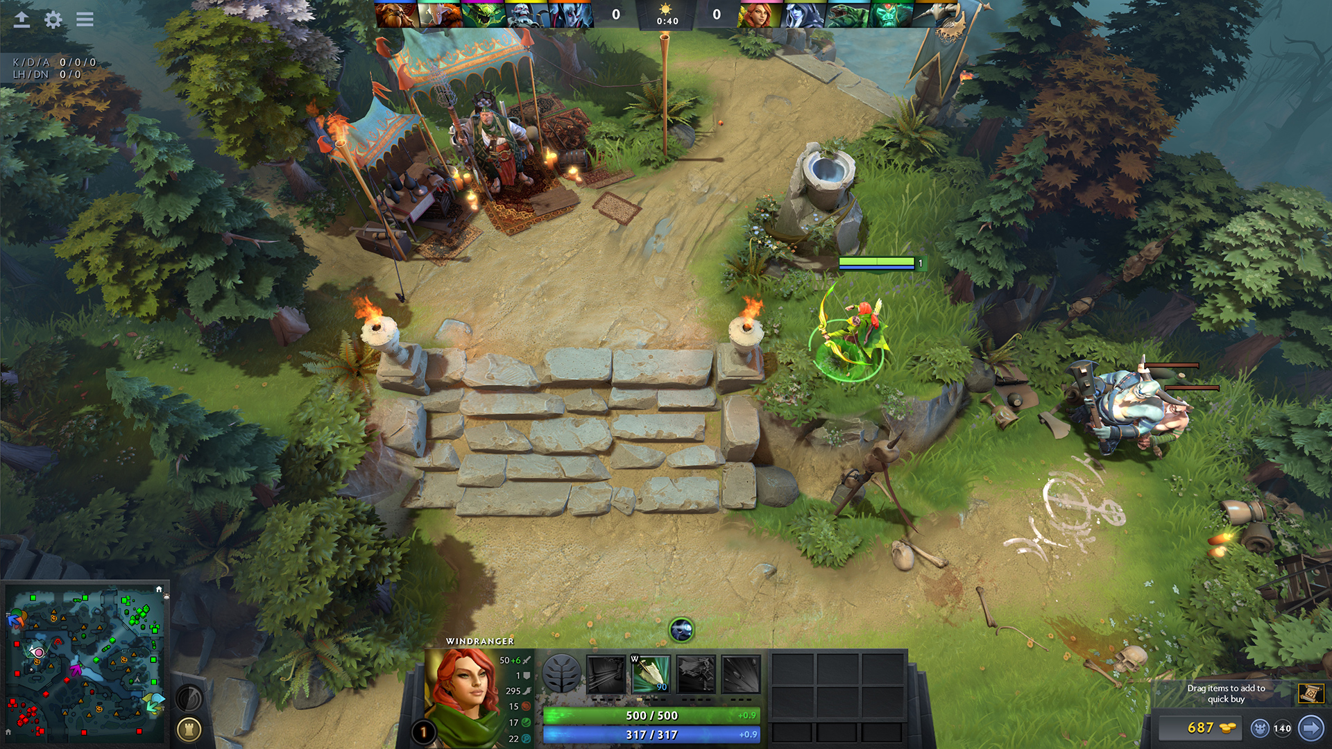 DOTA2 英雄技能展示畫面