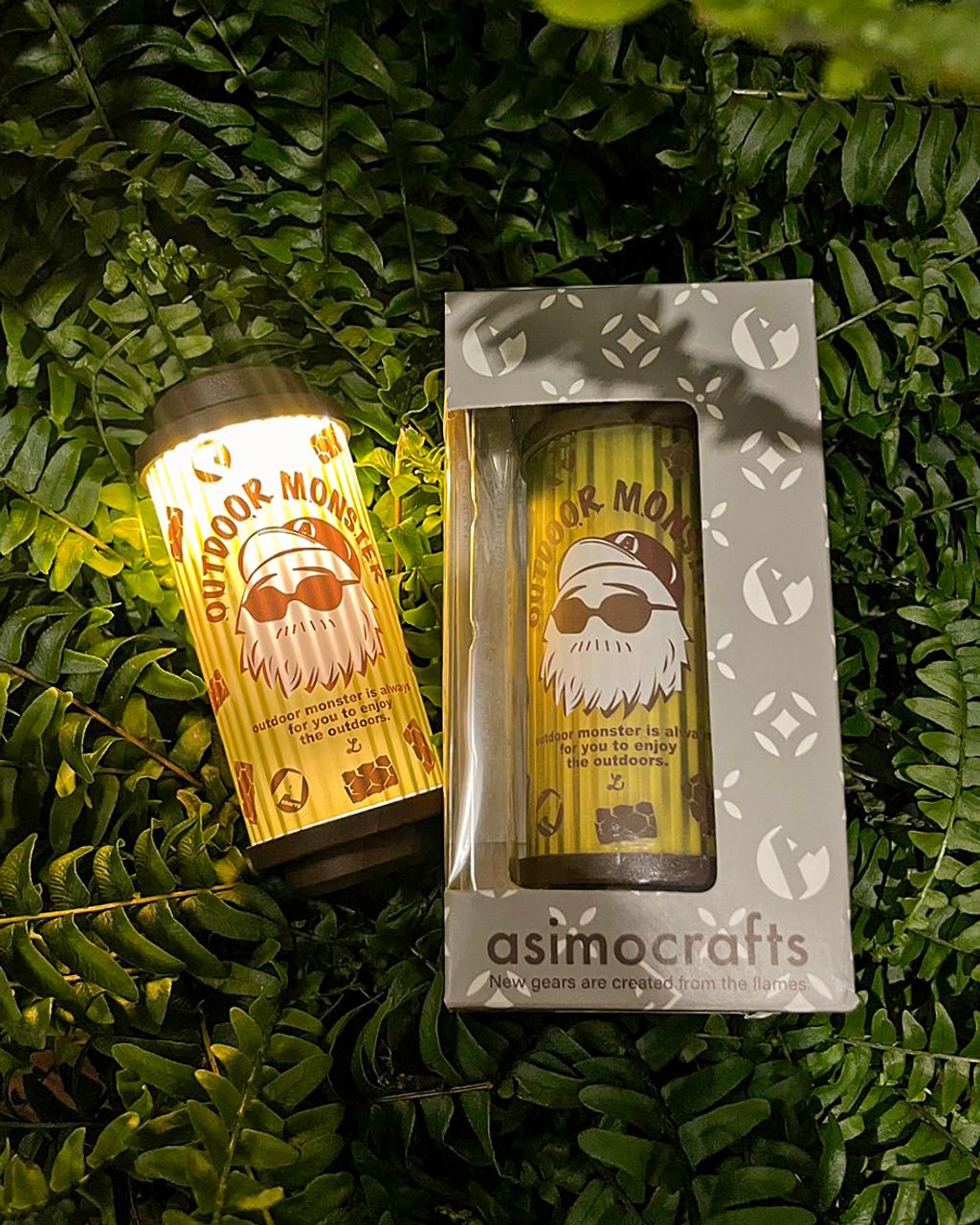 限量現貨】Asimocrafts x Outdoor Monster 聯名38 燈(含電池 限量現貨】Asimocrafts x Outdoor Monster 聯名38 燈(含電池