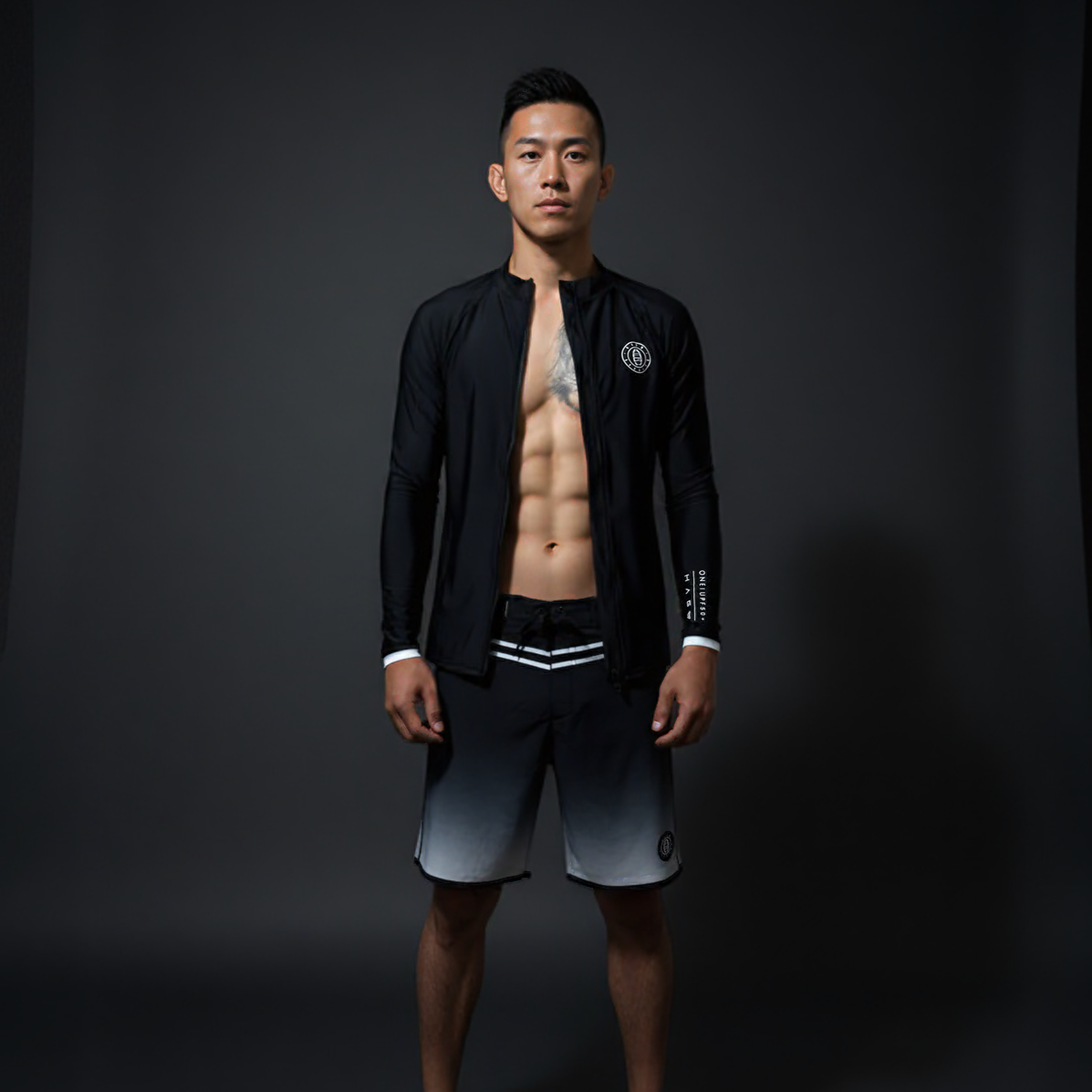 HAGWOUTDOOR-Front Zip Rash Guard2