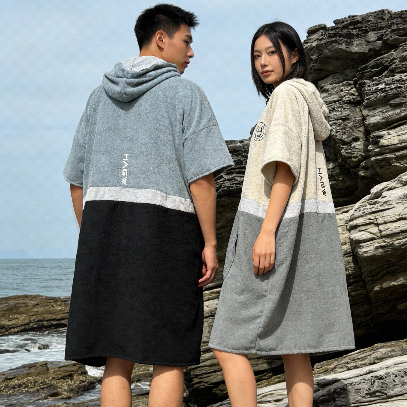 HAGW-Cozi Poncho_衝浪潛水毛巾衣